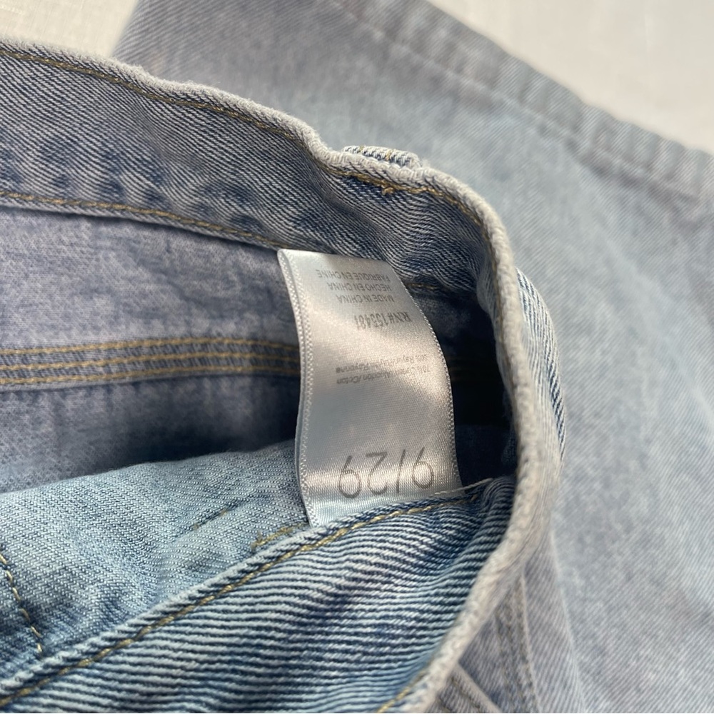 Women’s Simple Society wide leg denim blue jeans 9/29 - Picture 6 of 10